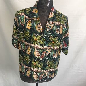 Weekend Traffic Printed Casual Shirt Size L